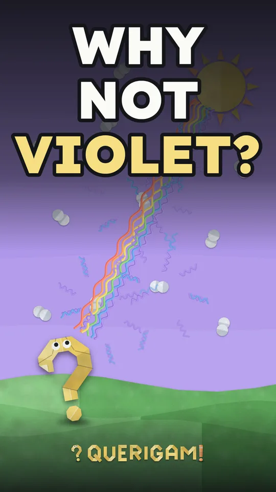 Why is the sky blue, not violet? – watch the episode